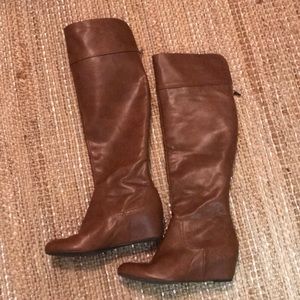 Jennifer Lopez Brown Tall Boots GUC